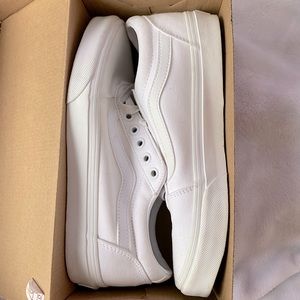 White old school vans